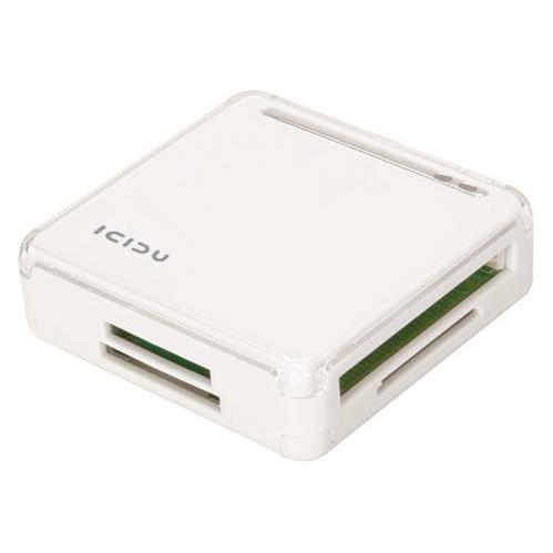 Icidu USB 2.0 HUB & Reader White (USB 2.0) (AI-707926)