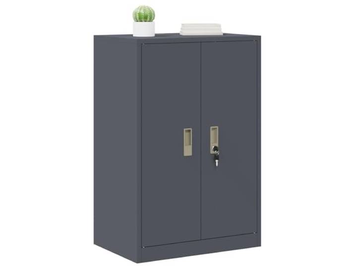 vidaXL Aufbewahrungsschrank Anthrazit 60 x 40 x 90 cm Stahl