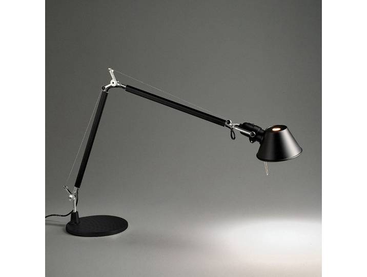 Tolomeo Tischleuchte E27 Schwarz m/Schwarz Fuß - Artemide - Arbeitszimmer / Büro - Design - Metall - Einflammig