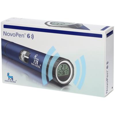 Novopen 6 Injektionsgerät blau 1 St Insulinpatronen