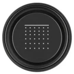 Gessi Venti20 Bedientaste-Abdeckung Regen, SP03289299, Farbe: Schwarz Matt