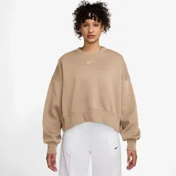 NIKE Sportswear Phoenix Over-Oversized Fleece Sweatshirt Damen 286 - linen/sail XXS