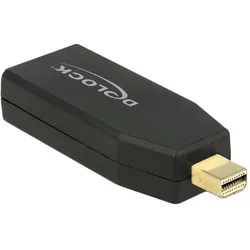 Delock Mini DP zu (HDMI), Video Adapter, Schwarz