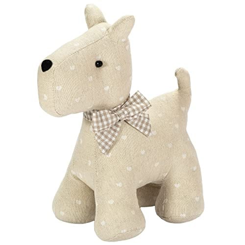 Spotted Dog Gift Company Stoffen Deurstopper Terriër met Hartjesprint - 1,5kg