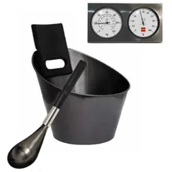 Harvia Zubehörpaket, Edelstahl Schwarze