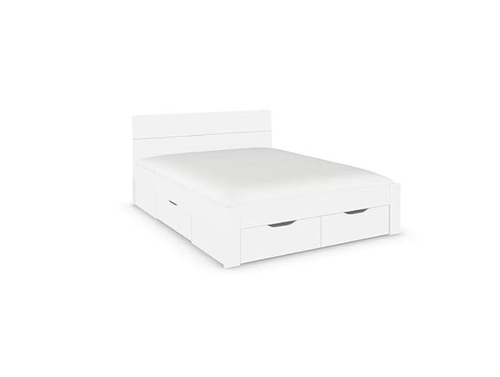 Rauch Möbel FLEXX, Bett, Farbe Weiß, Maße 165x90x209 cm Doppelbett, Stauraumbett, mit 3 Schubladen, für Schlafzimmer, Jugendzimmer, Gästezimmer, Liegefläche 160x200 cm