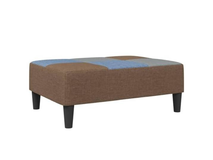 smnyxs Fußstütze Patchwork, 77 x 55 x 31 cm, Stoff Bequemer Hocker, atmungsaktiver und langlebiger Stoff, stabiler Sperrholzrahmen, zusätzlicher Sitz, innen
