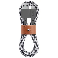 NATIVE UNION Belt USB-A auf USB-C Kabel 1.2m, zebra