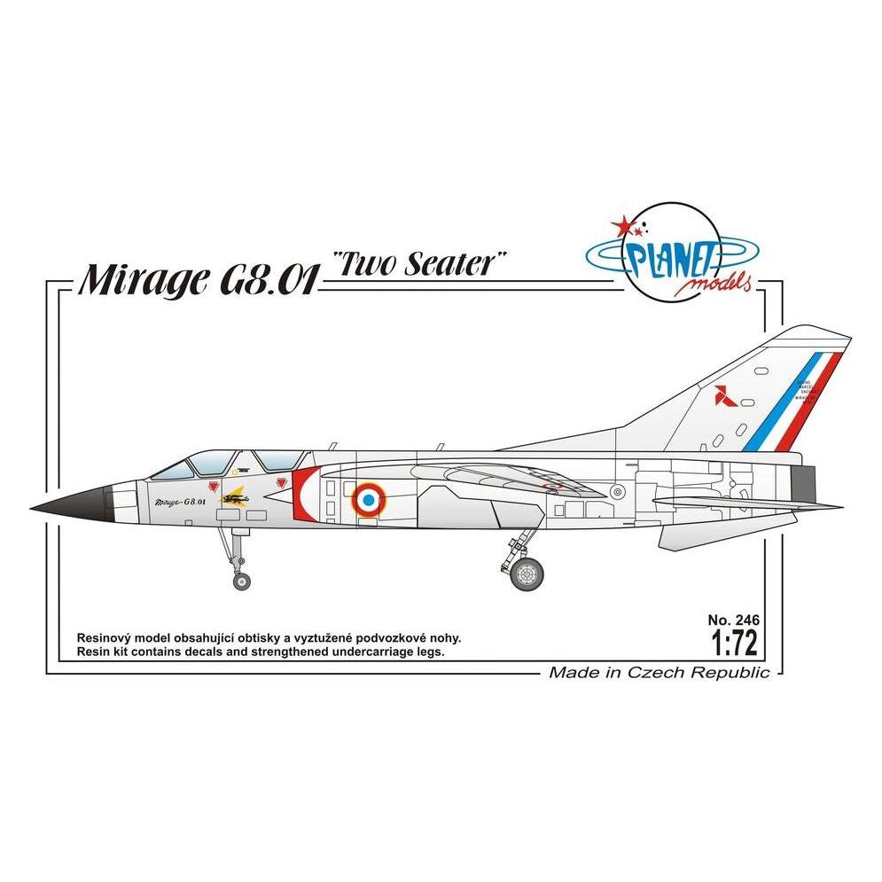 Planet Models Dassault Mirage G8-01 France, Modern (129-PLT246)