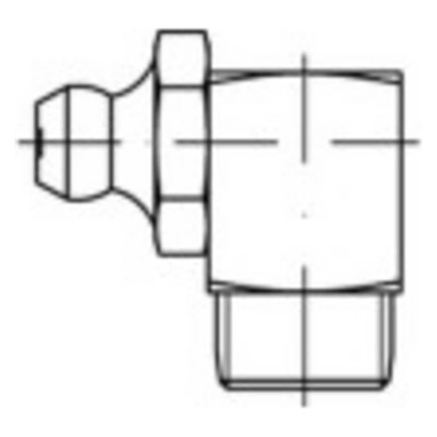 Toolcraft Kegelschmiernippel DIN 71412 S (147210)