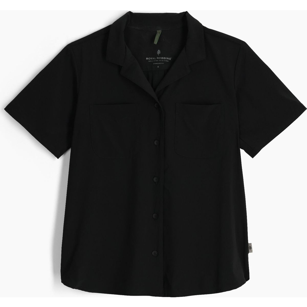 Royal Robbins Spotless Evolution Meadow Short Sleeve jet black (037) L Y321009037L