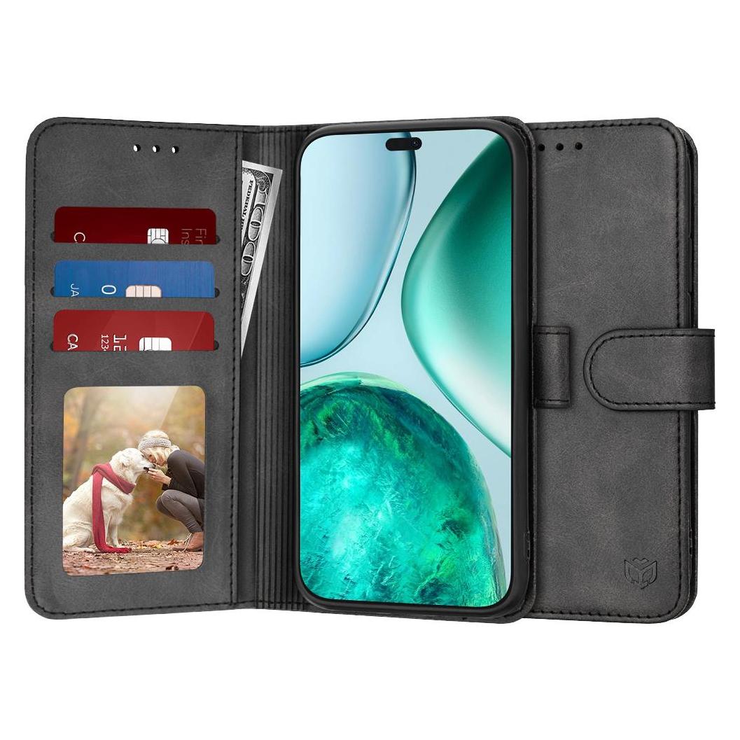 Techsuit - Diary Book - Honor X8c - Black (Honor X8c) (56365724)