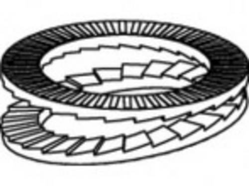 TOOLCRAFT Sicherungsscheiben 88032 200 St. TO-5444058