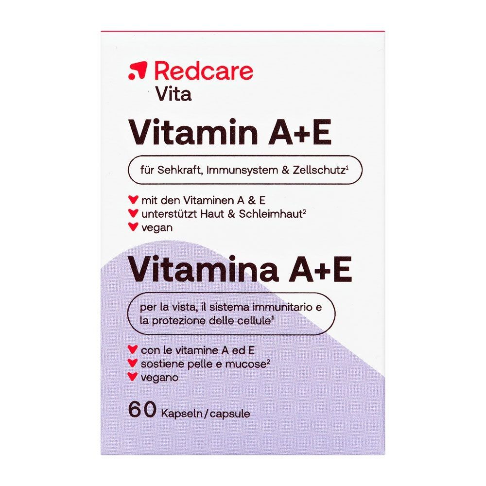 Redcare Vitamin A+E Weichkapseln 60 St Kapseln