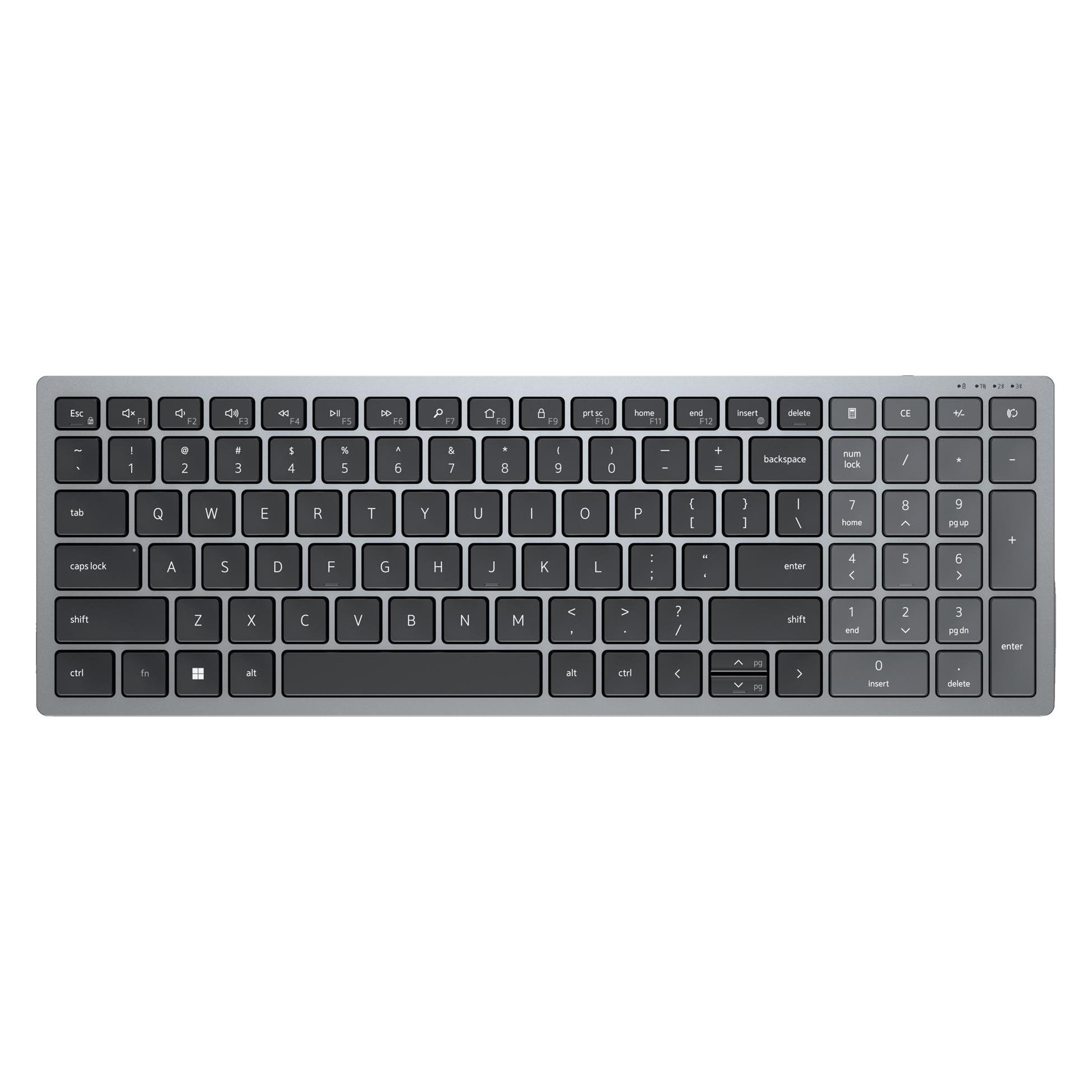 Dell KB740 (Eng. Int., Kabellos) (KB740-GY-R-INT)