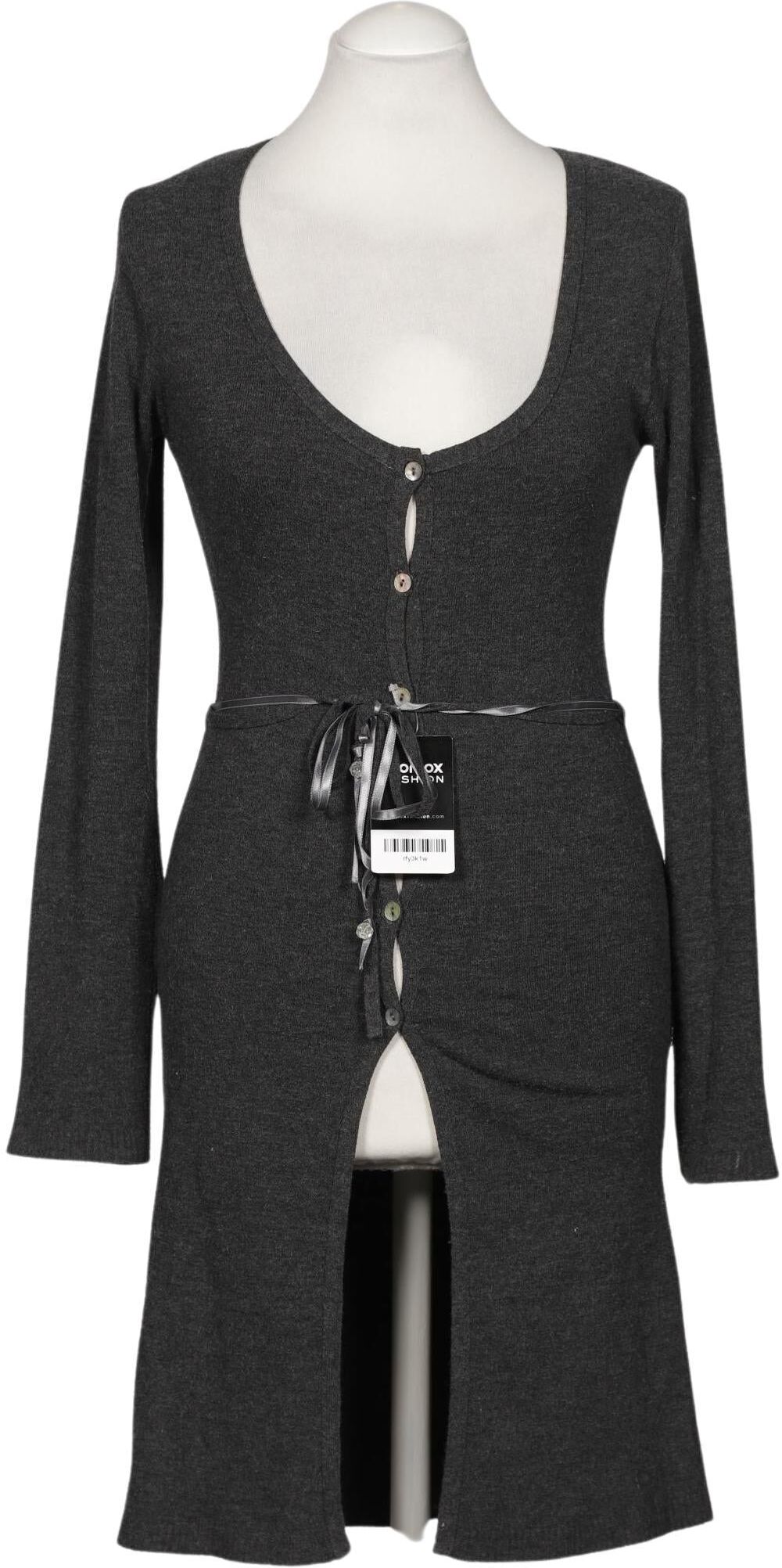 Kor@Kor Damen Strickjacke, Grau, Gr. S, Viskose - Second Hand
