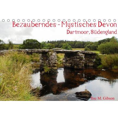 Bezauberndes - Mystisches Devon Dartmoor, Südengland (Tischkalender 2022 DIN A5 quer)