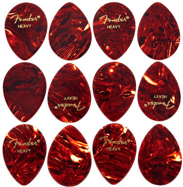 Fender Pick Set Teardrop 354 Heavy