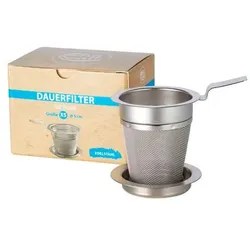 Teesieb Größe XS Edelstahl Silber (Extra Small)
