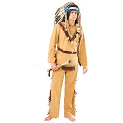 Indianer-Kostüm "Anoki" für Herren, braun