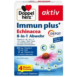 DOPPELHERZ Immun plus Echinacea Depot Tabletten