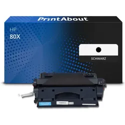 Toner kompatibel mit HP 80X (CF280X) - Schwarz - Hohe Kapazität