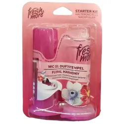WC-Duftspüler Fresh & More Duftstempel Starter Kit Floral 1x42 ml Nachfüller Floral Harmony, 1x Duftstempel