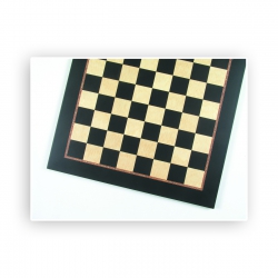 Weible Schachbrett - Intarsie - mit Zebrano Zierader - Breite 50 cm - Feldgröße 50 mm 245711