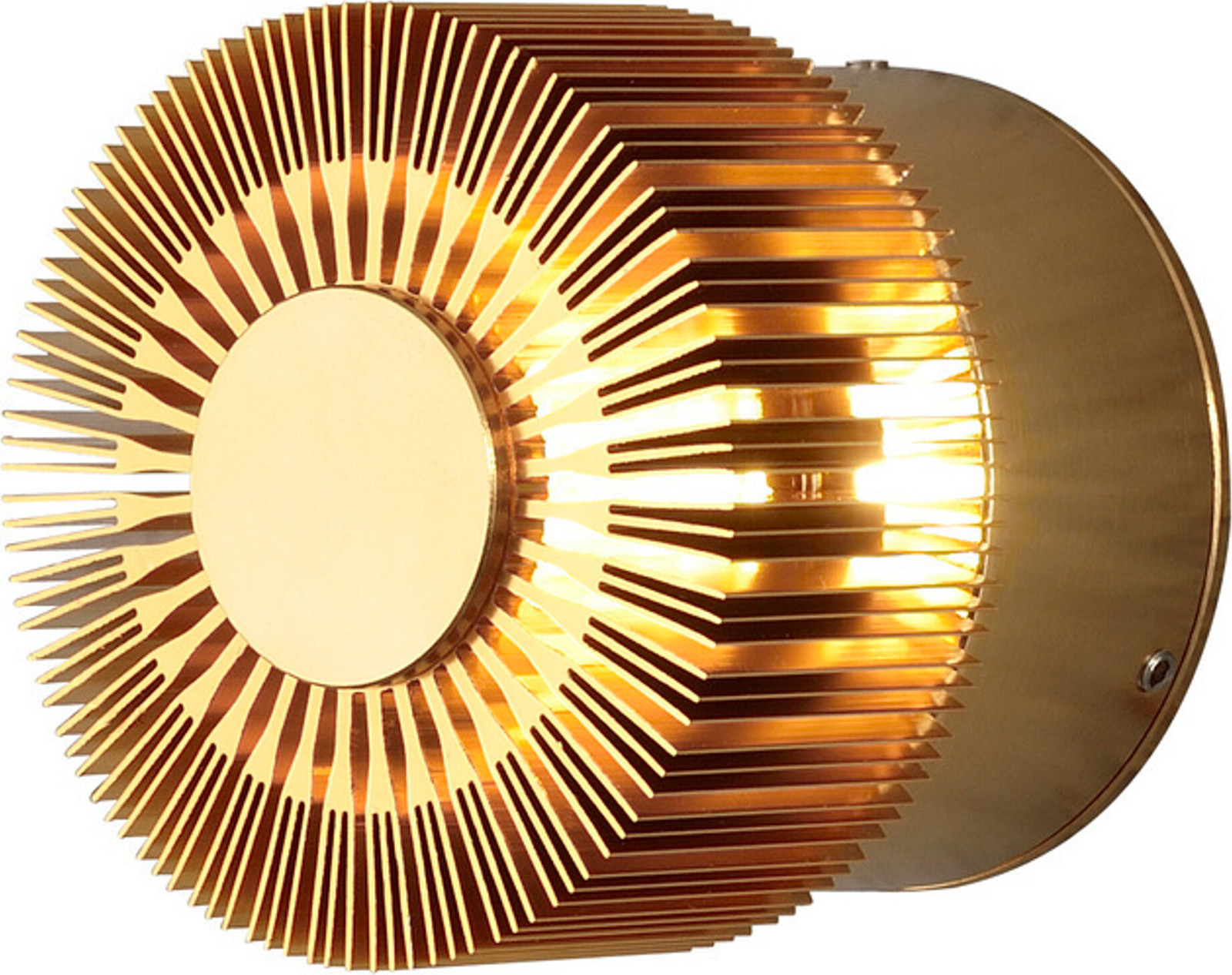 Konstsmide Monza LED Wandlamp met Up-and-Down Effect, Bronskleurig Aluminium