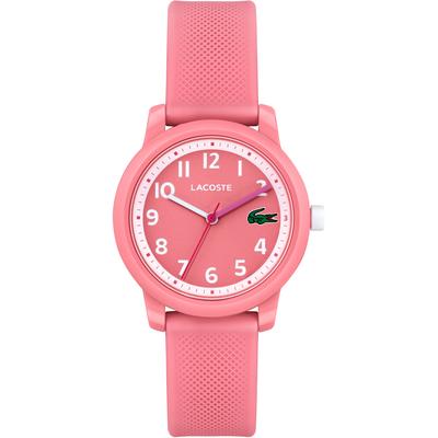 Quarzuhr LACOSTE "LACOSTE.12.12 KIDS", rosa, Armbanduhren, Kinder, Quarzuhr, Armbanduhr, Kinderuhr, Geschenk, Geburtstag, Schulanfang