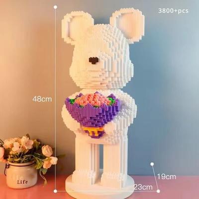 JoyToys Flower Bear Building Blocks 3D Bear Brick Model DIY Collectible Gift For Kids & Adults b