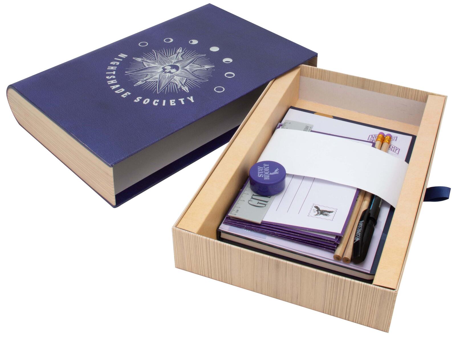 BlueSky Schreibset Wednesday - Geschenkebox "Nightshade Book" farbsortiert WD717461