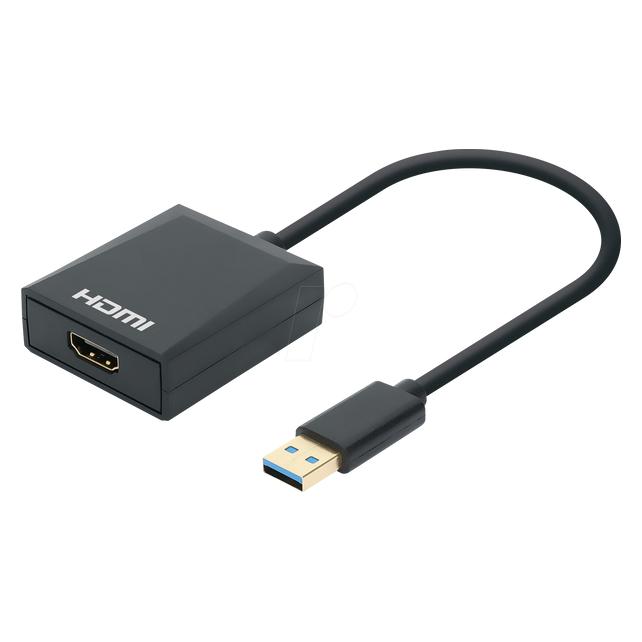 Manhattan 1080p USB-A auf HDMI-Adapter (153690)