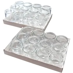 APS Gourmet-Gläser, 12er Set Ø 6 cm, H: 5,5 cm, 0,08 Liter