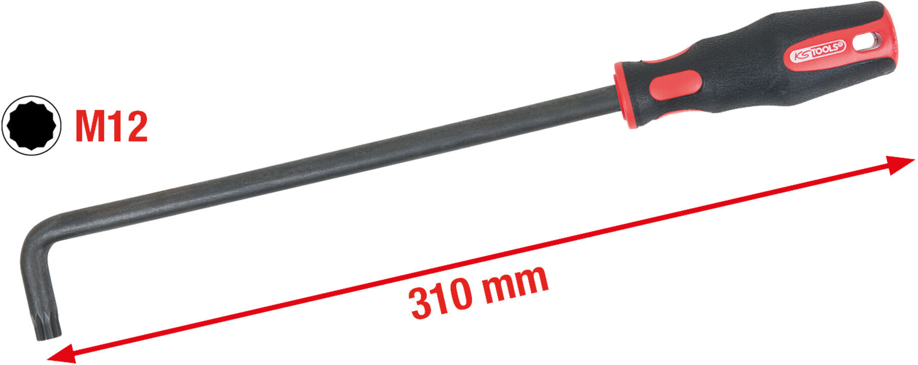 KS Tools XZN® Spureinstellschlüssel für VAG-Fahrzeuge (150.9426)