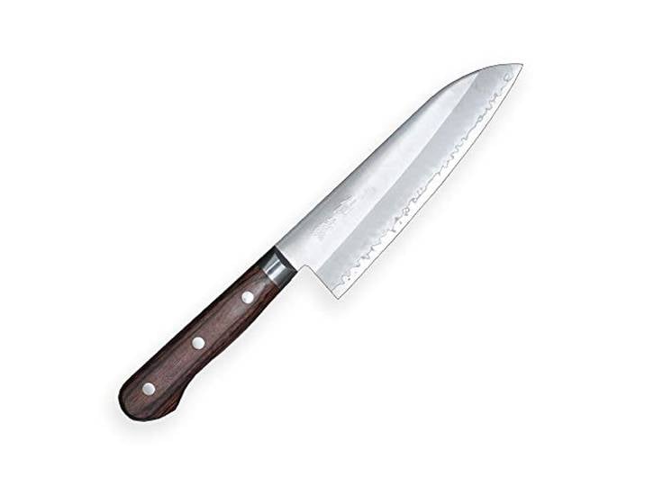 SXLAS-01 SUNCRAFT Senzo Clad Santoku/Kochmesser - Japanischer AUS-10 Stahl 3-Lagen & Hoher Kohlenstoff Stahl & Ergonomischer Griff, Klinge 165 mm