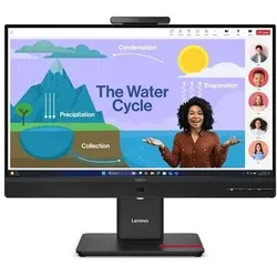 Lenovo ThinkVision T24D-4v (1920 x 1080 Pixel, 23.80"), Monitor, Schwarz