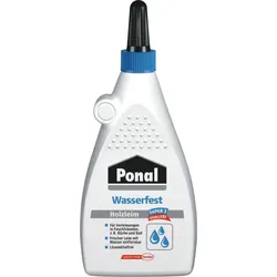 Ponal Holzleim Wasserfest Flasche 225g Packung mit 12 Stück