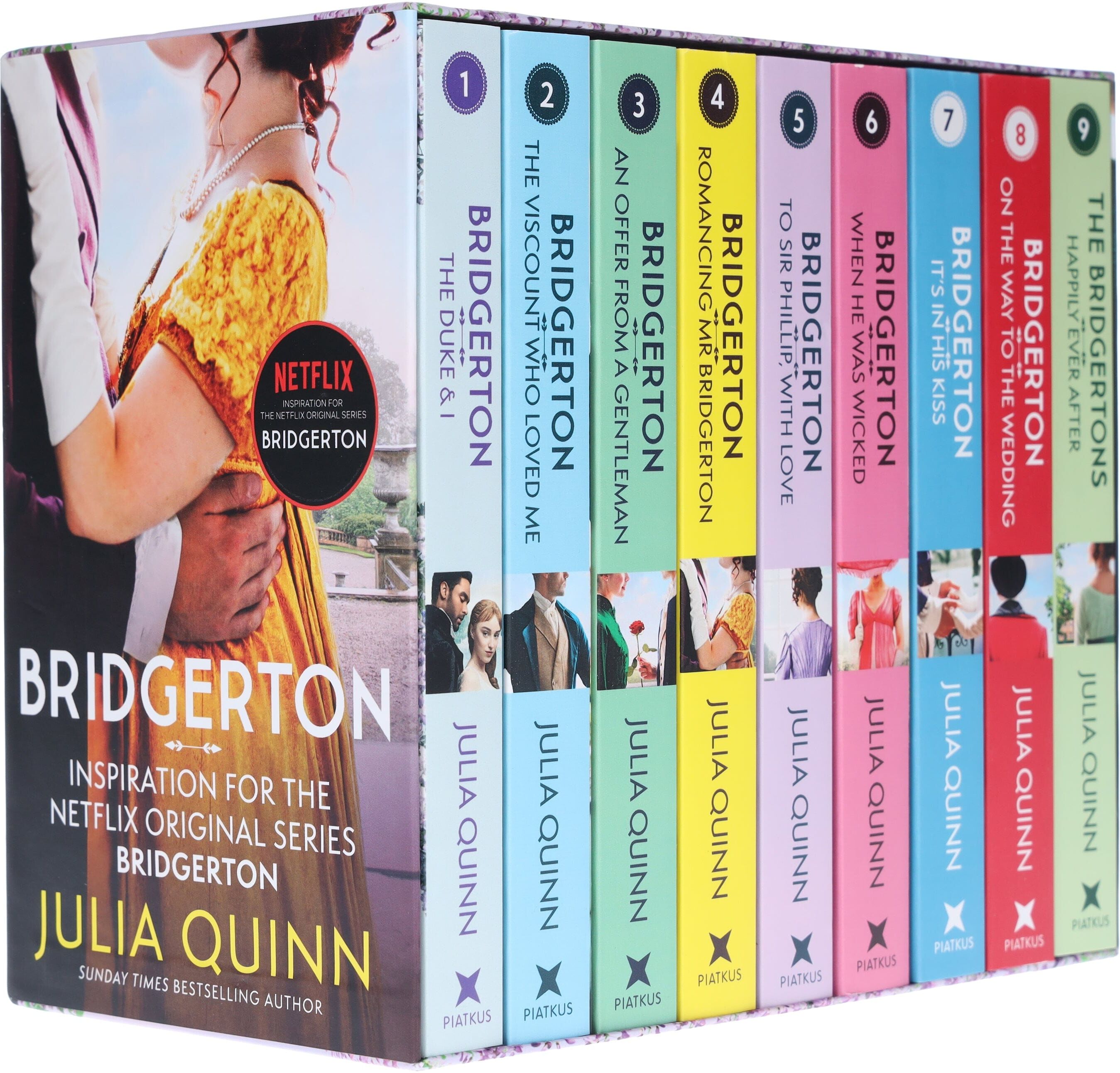Bridgerton Complete Collection (Book 1-9) by Julia Quinn: 9 Books Box Set - Fiction - Paperback Hachette