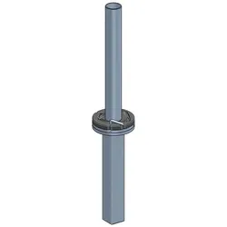 Bodenhülse drehbar 300° für Prostor P7 - kupfer