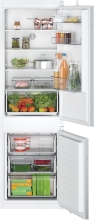 Bosch KIN86NSE0 Einbau-Kühl-Gefrier-Kombi 178cm Nische NoFrost LED-Beleuchtung Schlepptür EEK:E