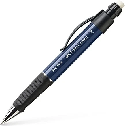 Faber-Castell Druckbleistift GRIP PLUS 1307, metallic-blau
