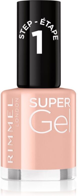 Rimmel Super Gel gel nail polish without UV/LED sealing shade 008 Girl Group Blush 12 ml