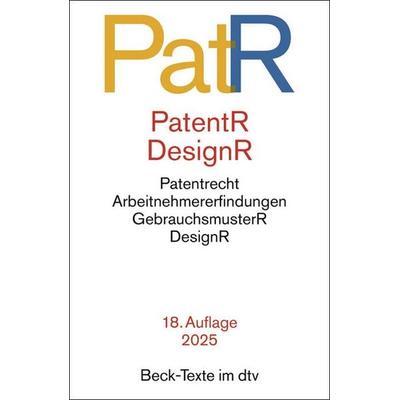 Patent- und Designrecht, Taschenbuch von , dtv, 978-3-423-53303-4