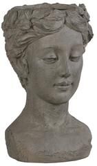 Hi-Line Gift Elegante Petite Woman Head Plant Stand Statue