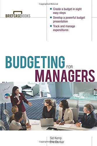 Sid Kemp - Budgeting for Managers: A Briefcase Book (The Briefcase Books Series) - Preis vom 09.10.2026 07:28:09 h