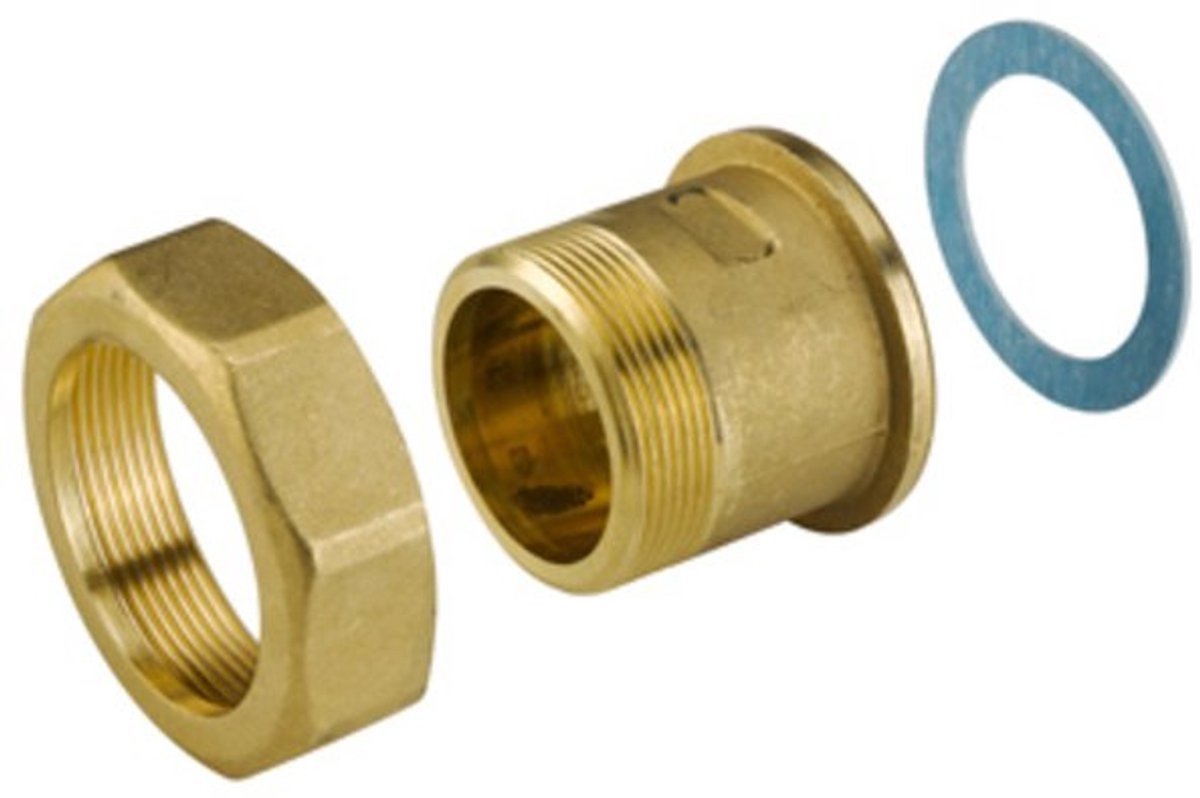 Danfoss messing draadkoppeling AB-QM DN40, 1 set