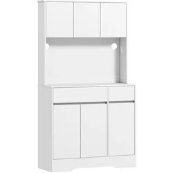 KÜCHENSCHRANK Spanplatte MDF Weiß