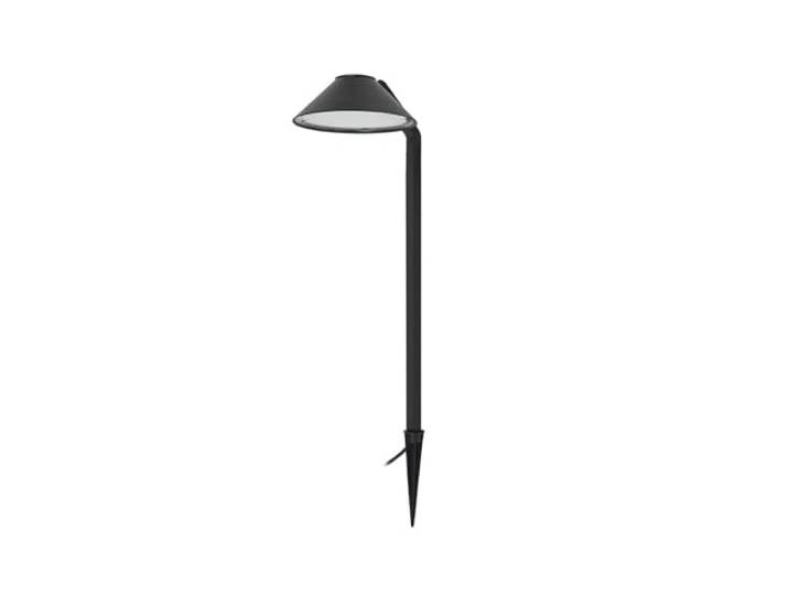 Lindby LED Außenleuchte Capelo (Modern) in Schwarz aus Aluminium (1 flammig,) - Erdspießleuchte außen