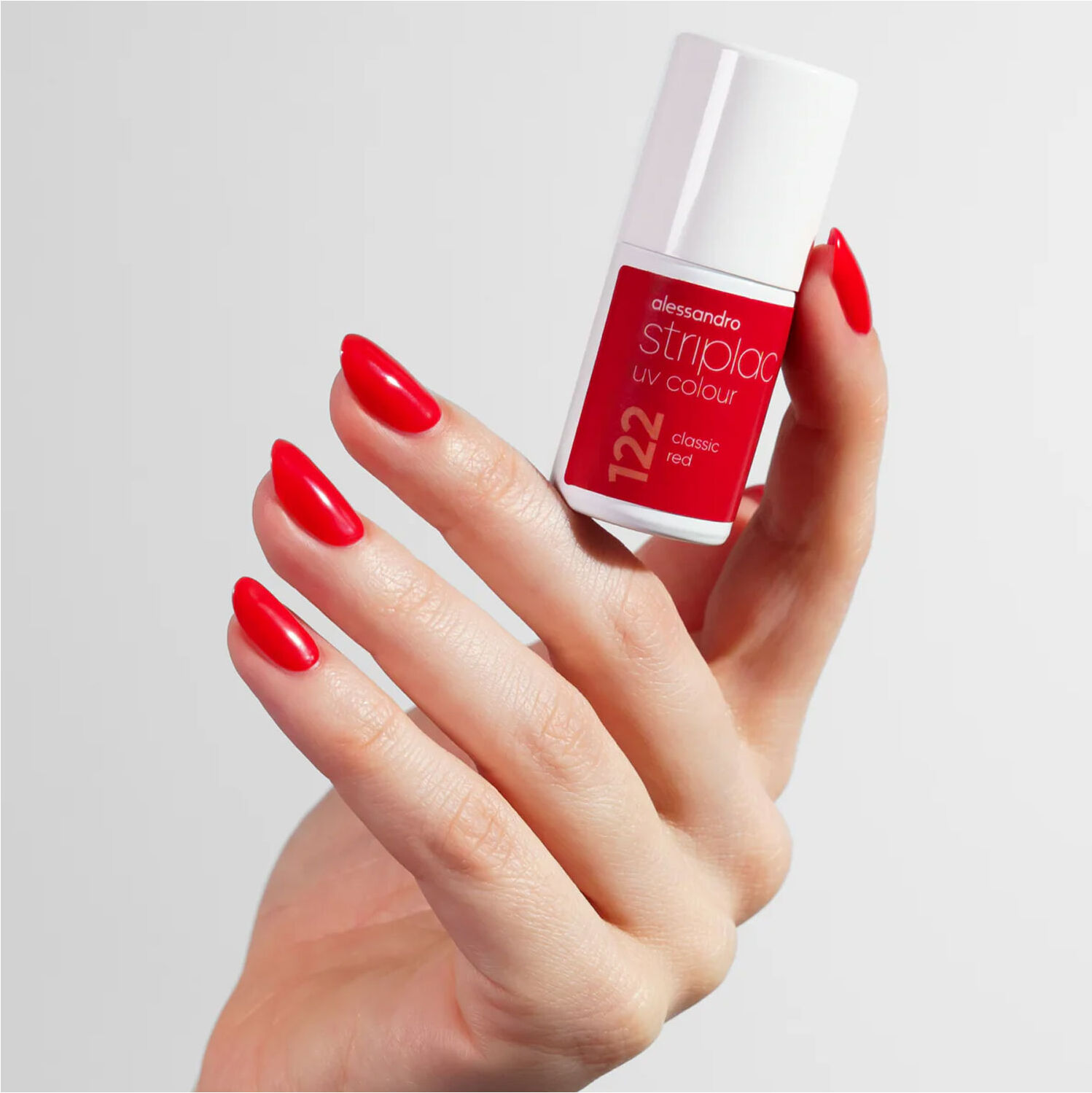 ALESSANDRO Striplac UV Colour Nail Polish No.122 Classic Red 6.5ml